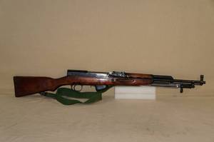 lot 1 image: 1951 Russian 7.62 x 39 SKS Rifle with Bayonet - Tula, Numbers Matching