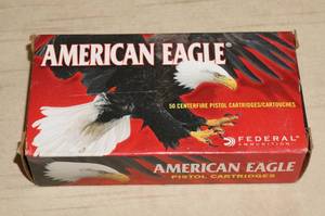 lot 11 image: 50 Federal American Eagle 9mm Luger 115 Gr FMJ Ammo