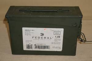 lot 36 image: 420 Round Ammo Can of Federal 5.56 x 45mm 62 Gr FMJ Ball Ammo