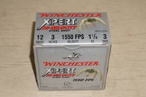lot 41 image: 25 Winchester Xpert 12 Ga 3 3 Shot Steel Shotshells
