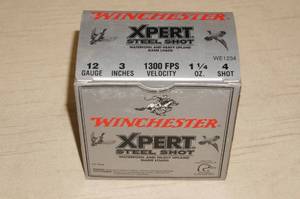 lot 44 image: 25 Winchester Xpert 12 Ga 3 4 Shot Steel Shotshells