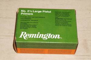 lot 64 image: 1000 Remington No 2-12 Large Pistol Primers