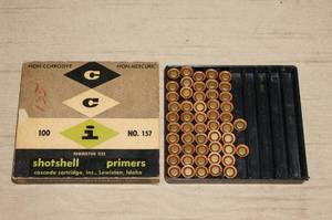 lot 68 image: Partial Box of CCI No 157 Shotshell Primers
