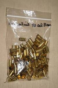 lot 89 image: 100 Empty .40 Unfired Casings
