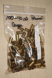 lot 90 image: 100 Empty .40 Primed Casings