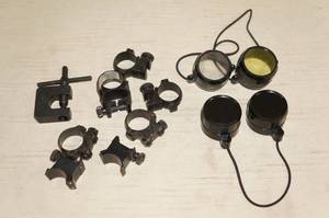 lot 141 image: Scope Mounting Rings, Caps