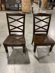 2 DINING ROOM CHAIRS
