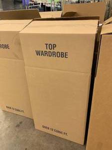 5 WARDROBE BOXES