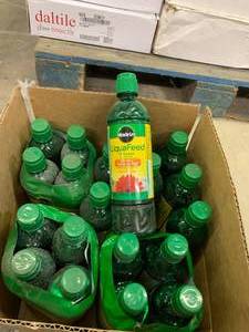 20 BOTTLES MIRACLE GRO LIQUAFEED