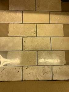 TUMBLED CHIARO BRICK MOSIAC TILE
