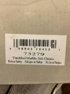 TUMBLED MARBLE TILE