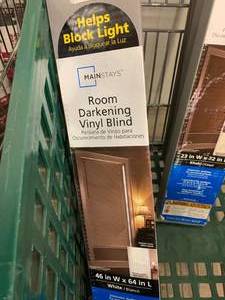 MAINSTAY ROOM DARKENING VINYL BLINDS