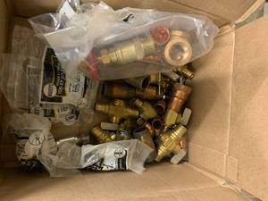 COPPER PLUMBING ITEMS
