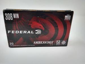 20 Rounds .308 Win FMJ Ammo