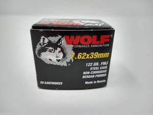 20 Rounds 7.62x39mm FMJ Ammo (AK-47)