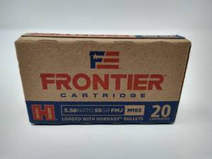 20 Rounds 5.56 FMJ Ammunition