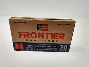 20 Rounds .223 BTHP Ammunition