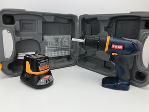 lot 2 image: Ryobi 7.2v Cordless Drill w BatteryCharger
