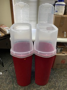lot 33 image: &nbspPair of Top Loading TrashStorage Containers