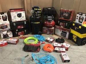 Pallet of assorted Tools and shop equipment various conditions customer returns see pictures