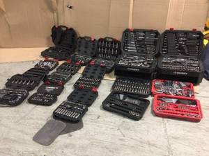 Lot of assorted Husky Mechanic Tool Sets Customer Returns various conditions see pictures