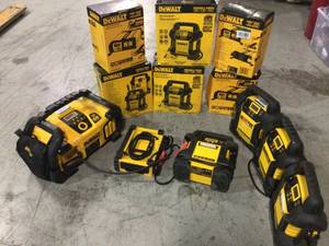 Lot of Dewalt Power Stations, Inverters customer returns see pictures