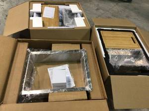 Pallet with assorted branded sinks various models not used see pictures