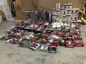 Lot of assorted Door Knobs and Hardware various models and conditions see pictures
