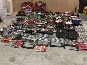 Pallet with assorted Husky Mechanic Tools various kinds and conditions see pictures