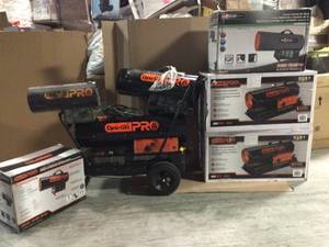 Pallet with assorted Dyna Glo Air Forced heaters varios models and conditions see pictures