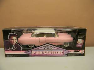 MRC 1955 ELVIS PINK CADILLAC - 118 SCALE DIECAST - IN BOX - COOL PIECE - SEE PICTURES