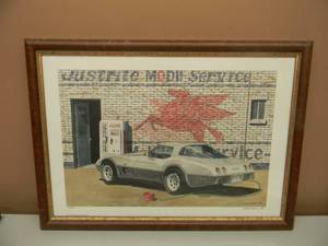 DANA FORRESTER  - SATURDAY MORNING WASH - HAND SIGNED AND NUMBERED LIMITED EDITION -  #206 OF 700 - PROFESSIONALLY FRAMED - GREAT PIECE - APPROX 20 BY 15 - SEE PICTURES