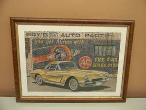 DANA FORRESTER  - FIRE RING FAWN - BLOOMINGTON GOLD 2001 - HAND SIGNED AND NUMBERED LIMITED EDITION -  #31 OF 700 - PROFESSIONALLY FRAMED - GREAT PIECE - APPROX 20 BY 15 - SEE PICTURES