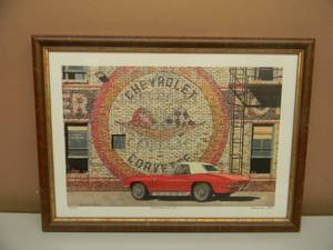 DANA FORRESTER  - THE NEW DELIVERY - BLOOMINGTON GOLD 2001 - HAND SIGNED AND NUMBERED LIMITED EDITION -  #108 OF 700 - PROFESSIONALLY FRAMED - GREAT PIECE - APPROX 20 BY 15 - SEE PICTURES