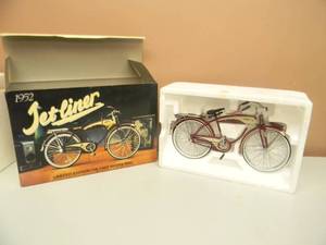 1952 JET LINER LIMITED EDITION XONEX 16 RATIO DIE CAST METAL BIKE - VERY COOL - IN BOX - SEE PICTURES