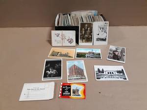 Shoebox full of Postcards Early 1900s and Up