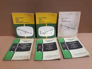 (6) John Deere Manuals