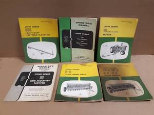 (6) John Deere Manuals