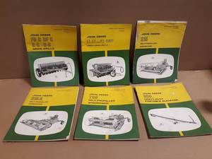 (6) John Deere Manuals