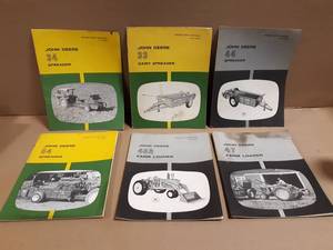 (6) John Deere Manuals