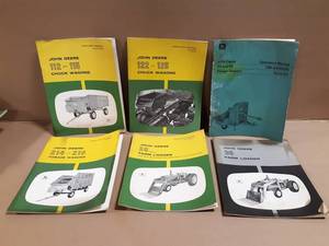 (6) John Deere Manuals
