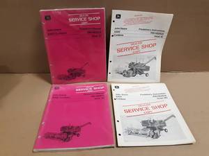 John Deere 3300 & 4400 Combine Service Shop Operators Manuals