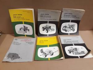 John Deere 110, 112, 140  Garden Tractor Accessory Operators Manuals
