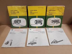 (6) John Deere Manuals