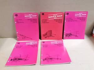 (5) John Deere Manuals