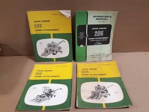 (4) John Deere Manuals