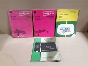 (4) John Deere Manuals