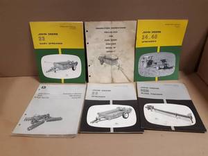 (6) John Deere Manuals