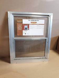 Larson Double Hung Aluminum Window - Measures 25 x 20