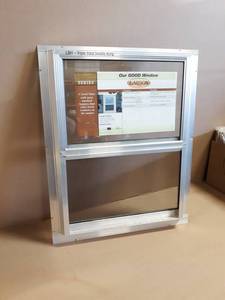 Larson Double Hung Aluminum Window - Measures 25 x 20